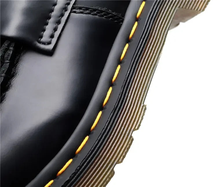 Four-season Men's Flat Low-top Large-sized Shallow-mouth Form-fitting Business-style Fashionable Lace-up Leather Formal Shoes