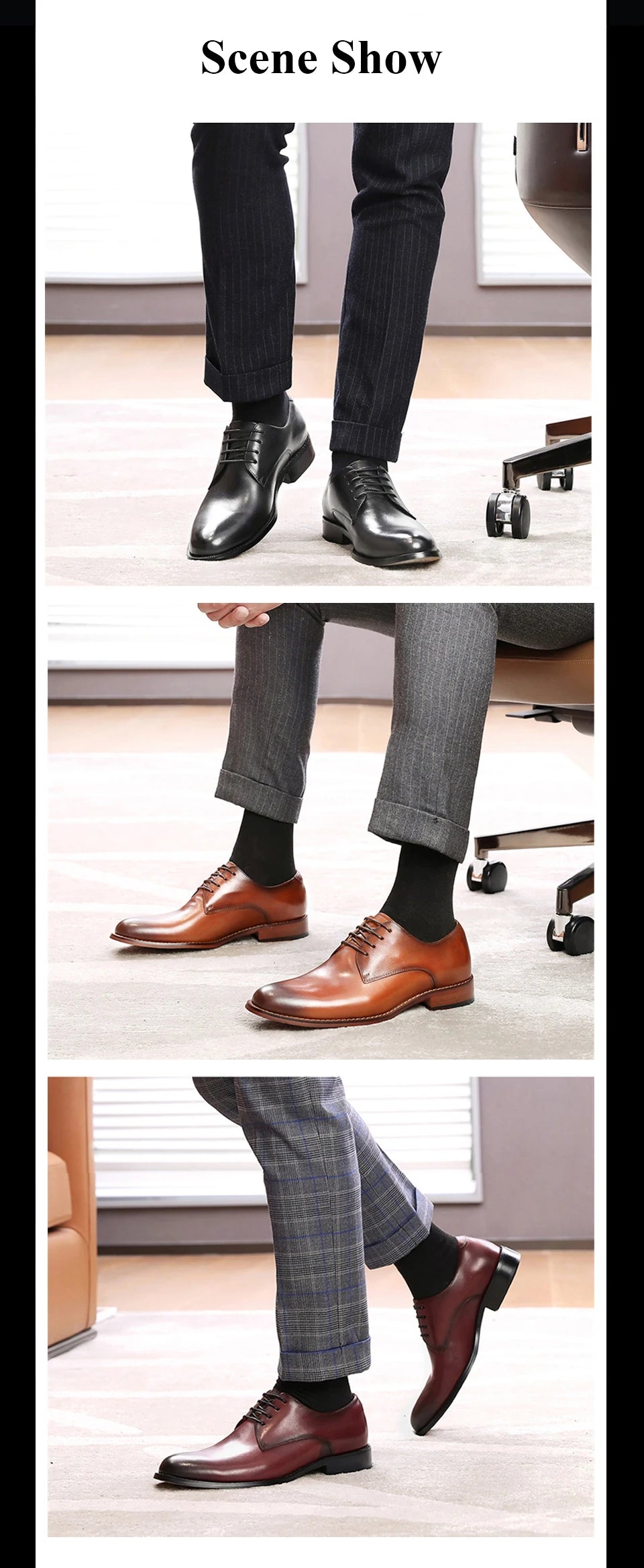 Desai Genuine Leather Derby Shoes Men business dress shoes For nan brand footwear Men's casual shoes classic Gifts