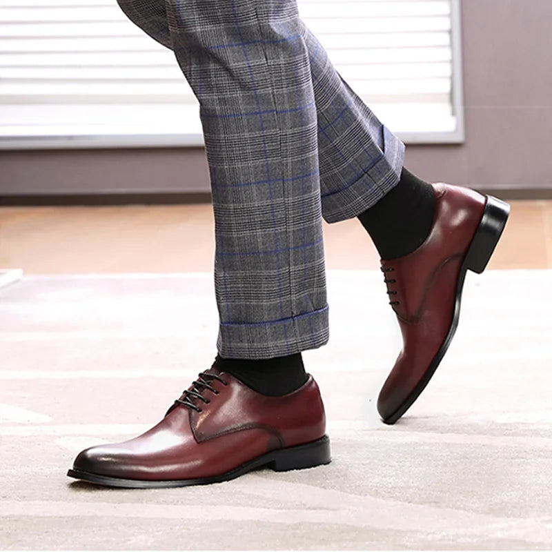 Desai Genuine Leather Derby Shoes Men business dress shoes For nan brand footwear Men's casual shoes classic Gifts