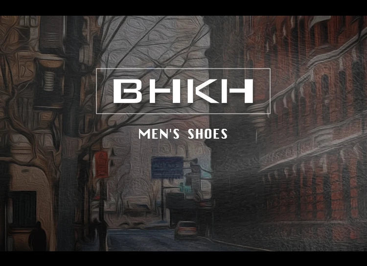 BHKH Men's Boots Winter Fashion botines Zip Lace-up Ankle Boots Vintage Business Dress Shoes Leather Casual Shoes For Men