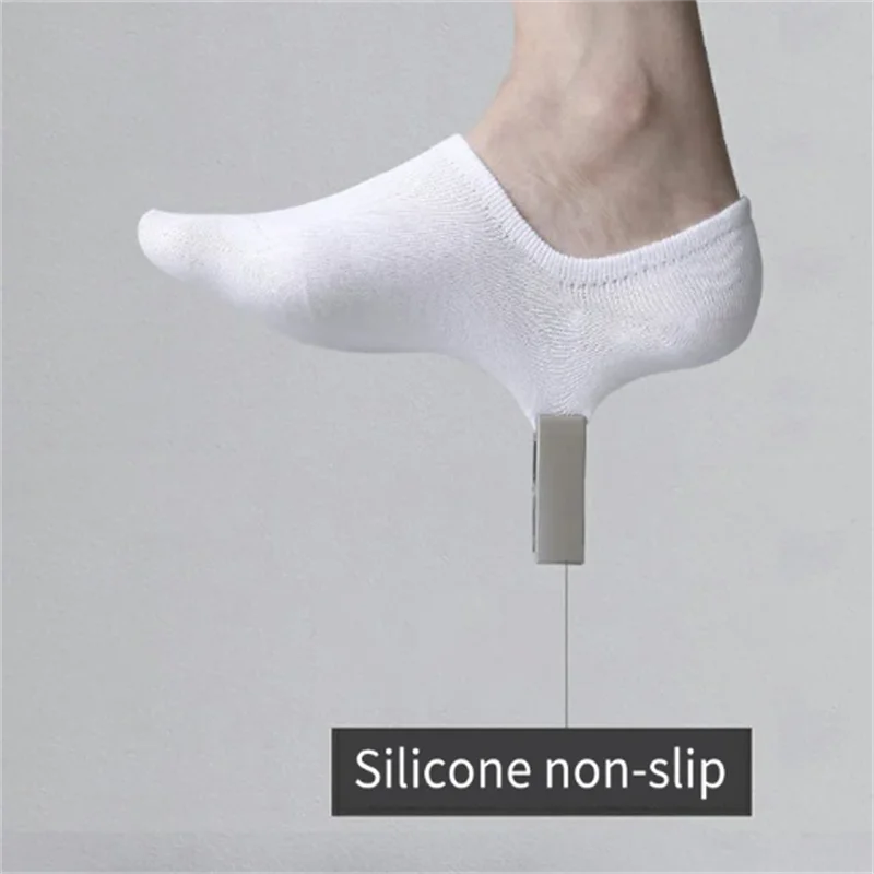 1/5/10/20 Pairs Summer Autumn Boat Socks For Men Women Non-slip Silicone Invisible Cotton Socks Male Ankle Sock Slippers
