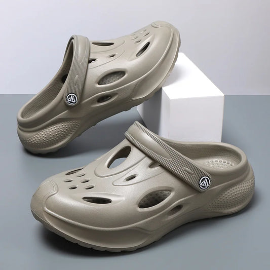 Spring Summer Men's Outdoor Sandals Clogs Beach EVA Comfortable Slippers Slides Men Casual Water Garden Shoes Male Beach Sandals