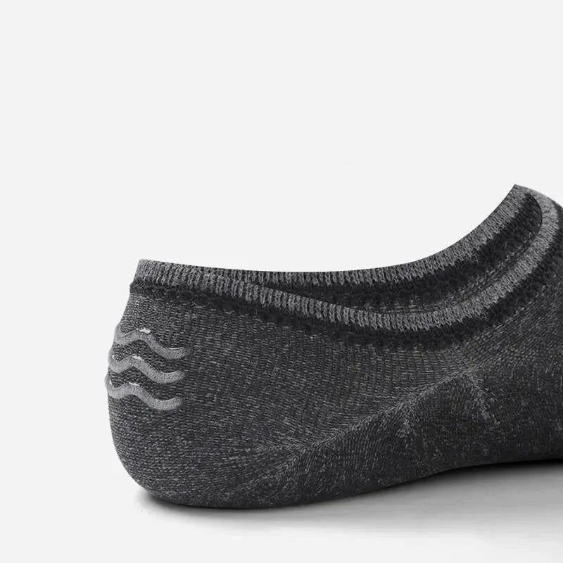 2/10pairs Men's Low Cut Socks Breathable Black White Business Boat Sox Sports Non-slip Ankle Boat Male Invisible Short Socks