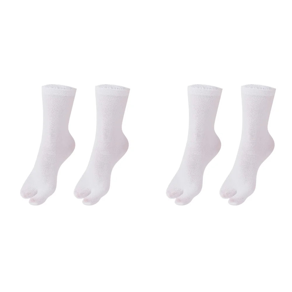 Fashion Japanese Style Tabi Toe Socks for Men Women Summer Fiber Two Finger Socks Kimono Flip Flop Sandal Split Tabi Toe Sock