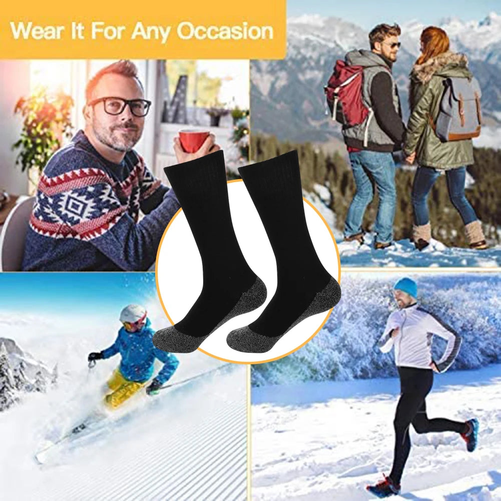 Winter Stocks for Women Men Constant Temperature Thermal Tube Sockings Feet Warmer Keep Warm Outdoor Snowboard Cycling Ski Socks