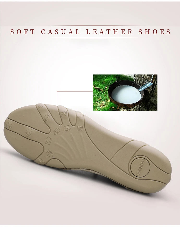 Men's Genuine Leather Shoes Ankle Boots 2023 Men Sneakers Outdoor Light Lace-Up Casual Shoes Fashion Loafers Winter Warm Boots