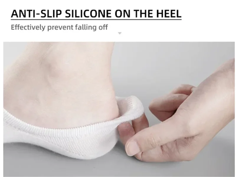 1/5/10/20 Pairs Summer Autumn Boat Socks For Men Women Non-slip Silicone Invisible Cotton Socks Male Ankle Sock Slippers