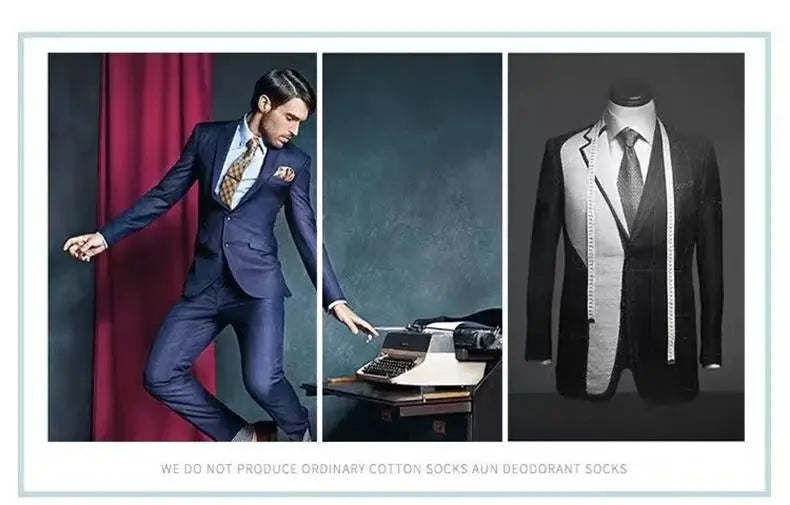 20Pcs/Lot Men's Pure Cotton Socks Plus Size Solid Color Casual Office Business Long Socks Breathable Soft Men's Socks EU39-48