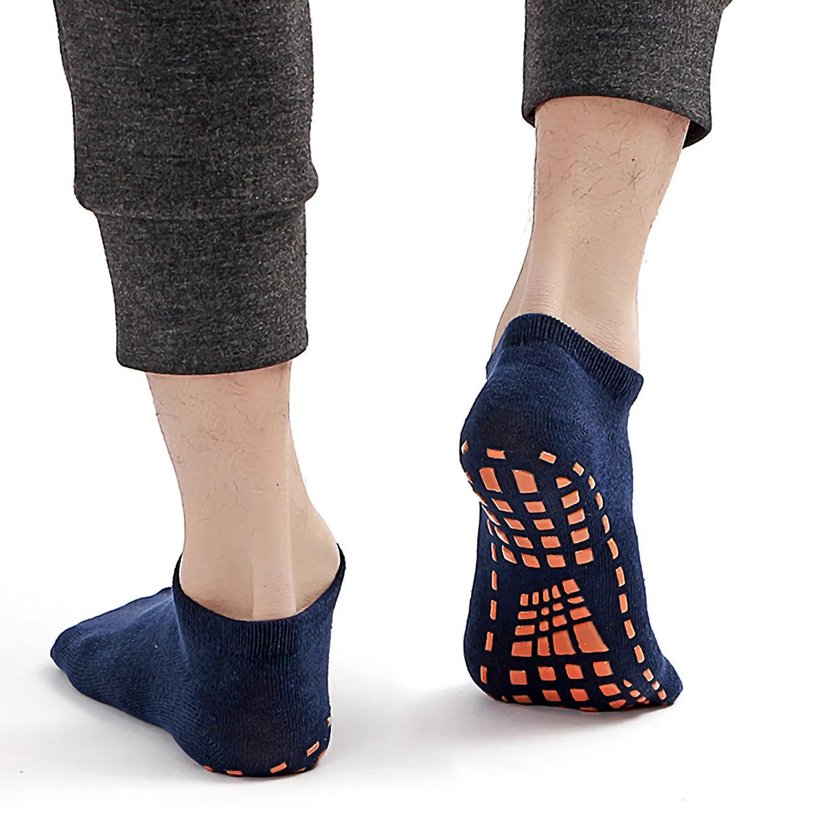 1/4 Pairs Unisex Silicone Non Slip Grip Trampoline Socks For Women's and Men's Hospital Yoga Pilates Indoor Sports