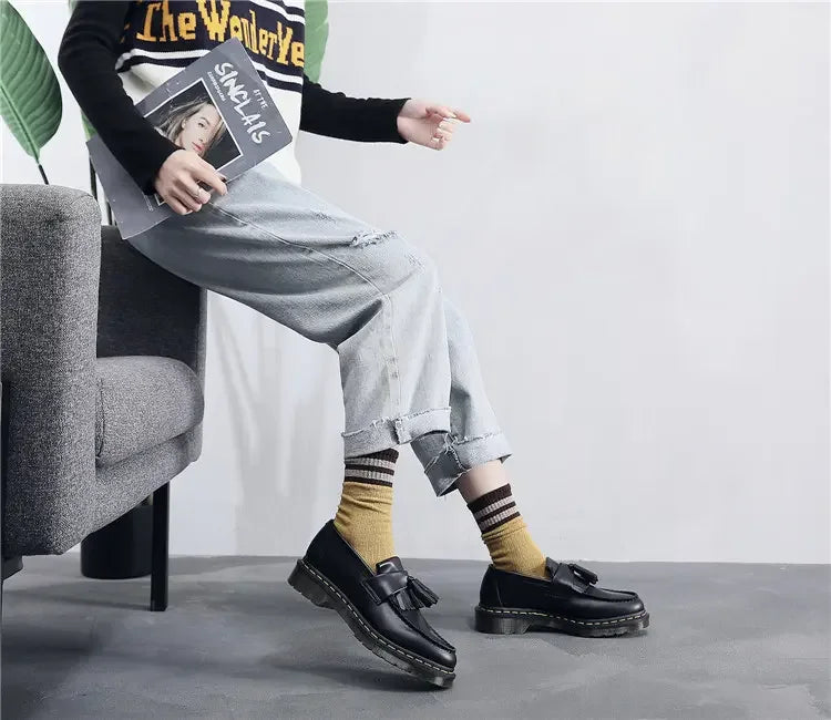 Four-season Men's Flat Low-top Large-sized Shallow-mouth Form-fitting Business-style Fashionable Lace-up Leather Formal Shoes