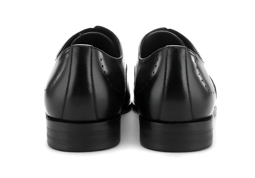 Handmade Oxford Dress Shoes Full-Grain Leather for Men Daily Business Shoes