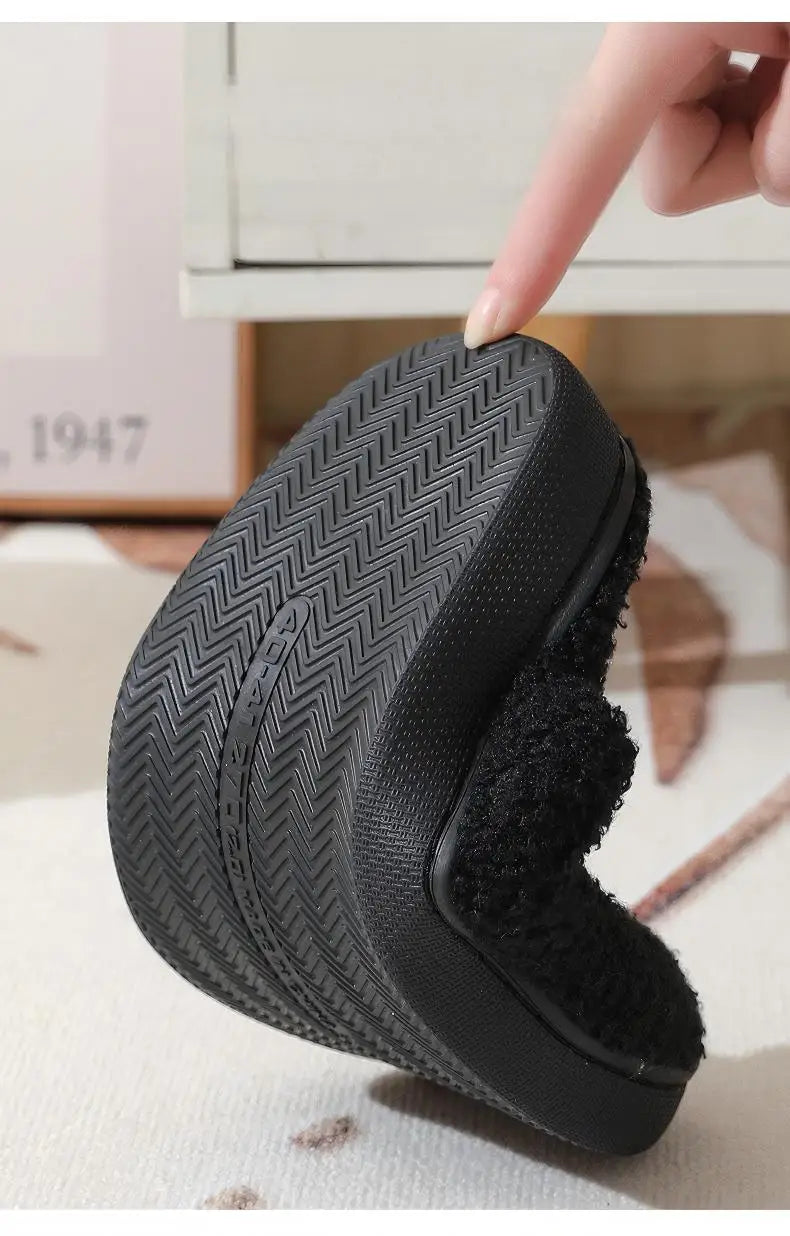 Men's Classy New Halloween Skull Cartoon Warm Winter Cotton Slippers for Men and Women Couples Home Indoor Cotton Slippers for Men