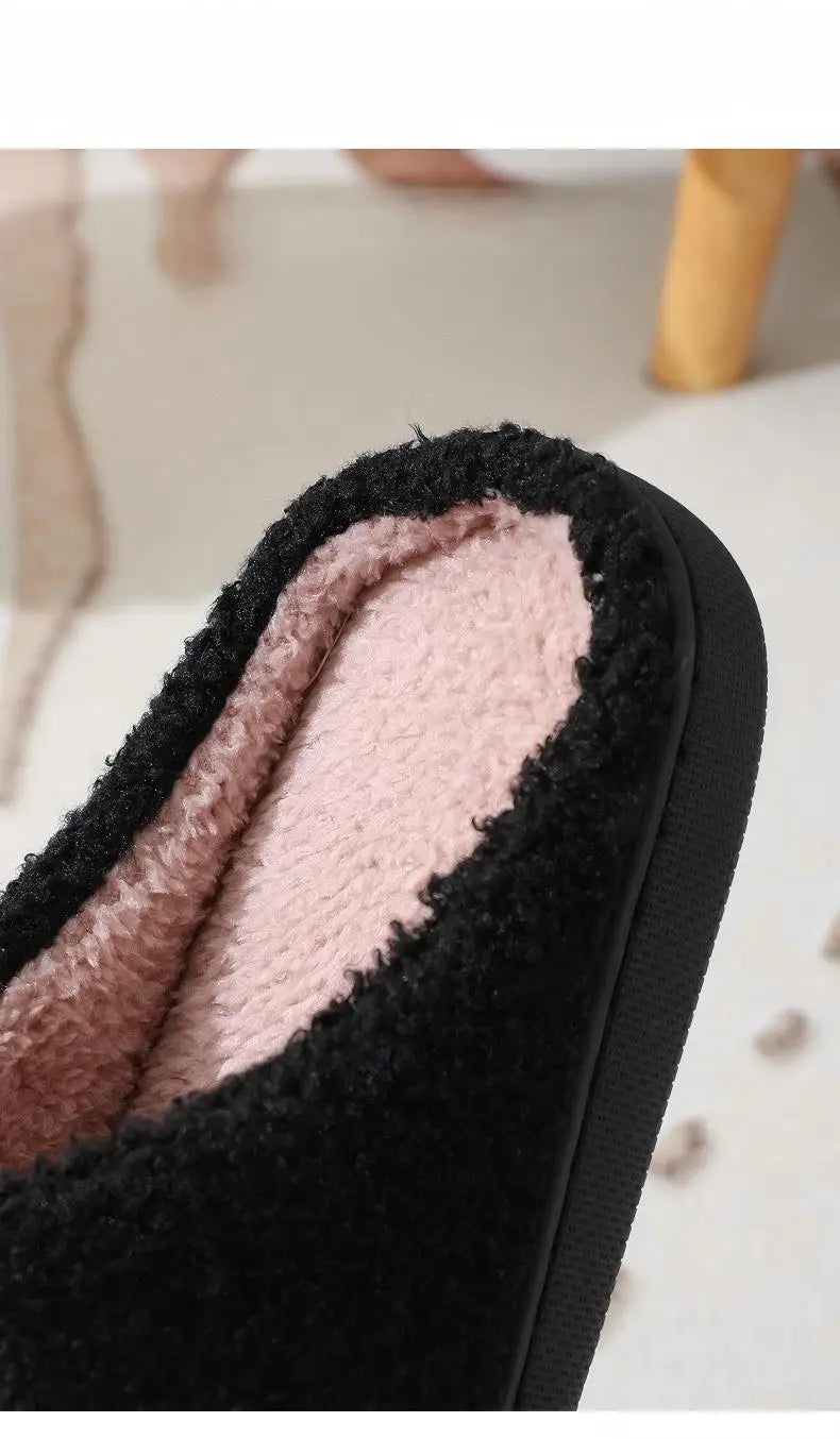 Men's Classy New Halloween Skull Cartoon Warm Winter Cotton Slippers for Men and Women Couples Home Indoor Cotton Slippers for Men