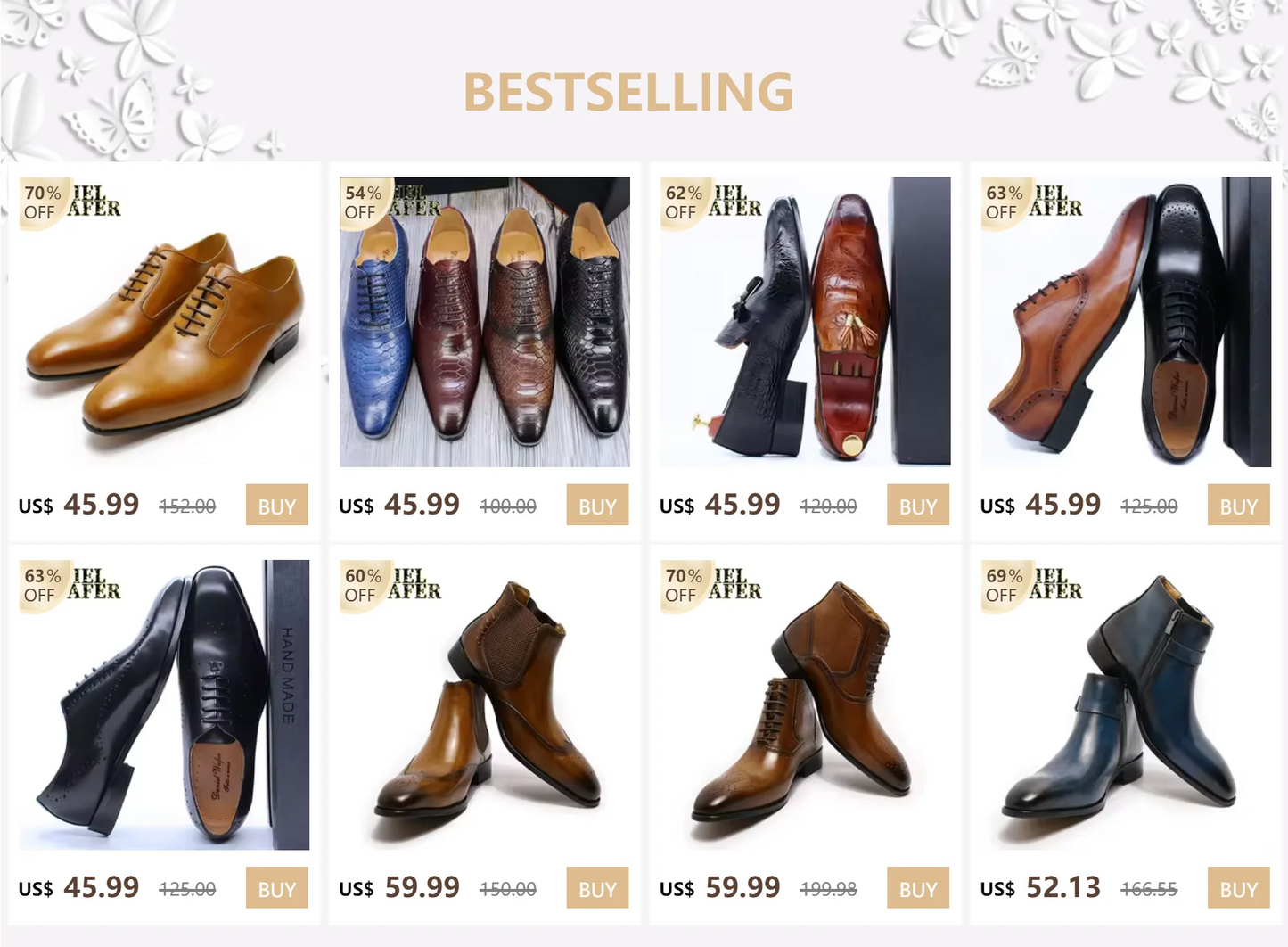 Men's Genuine Leather Oxford Shoes Brown & Black High-Quality Snake Print Lace-Up Business Dress Suit Wedding Shoes