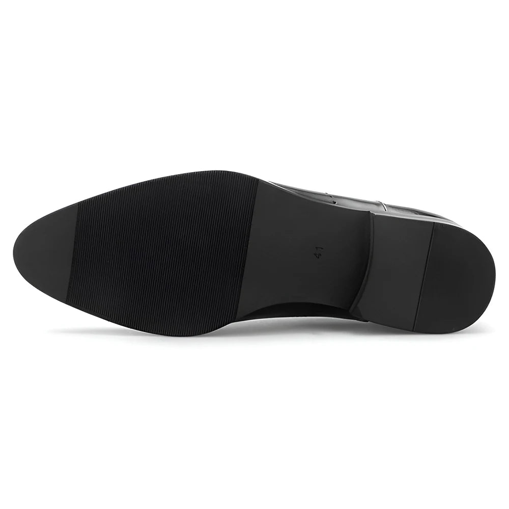 Handmade Oxford Dress Shoes Full-Grain Leather for Men Daily Business Shoes