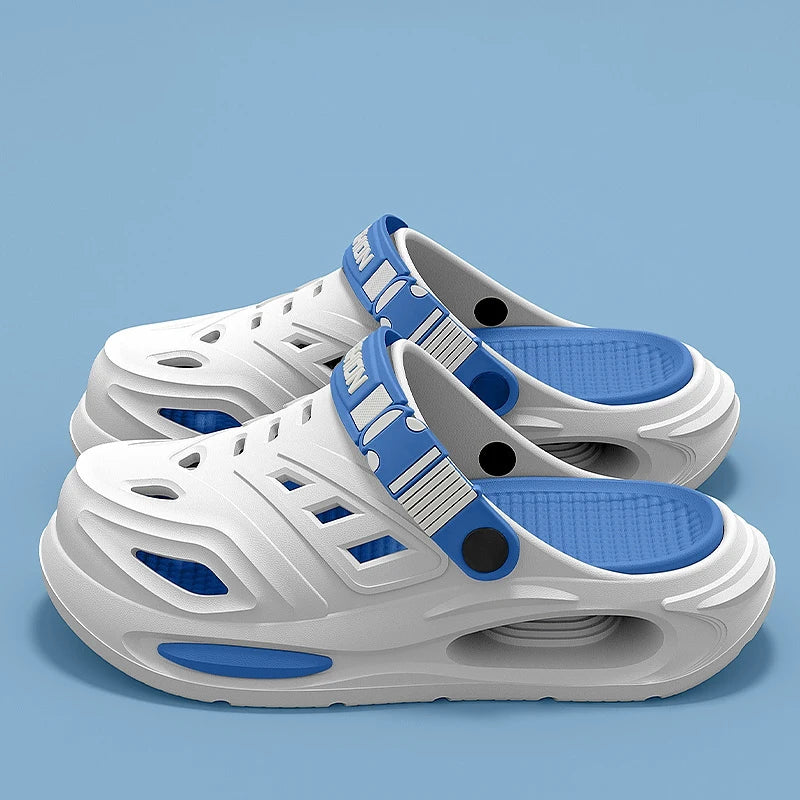 Smile Men's And Women's Cave Shoes Fashion Breathable Sandals With Removable Insoles Non-slip Cushioned Thickened Soft Slippers