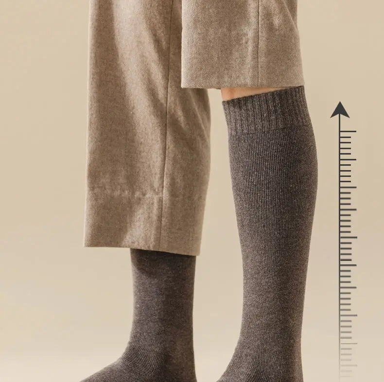 Winter 3Pairs/Lot 95% Pure Cotton Socks Men Business Dress Anti-bacterial Long Socks Soft Breathable Spring Tube Casual Sock