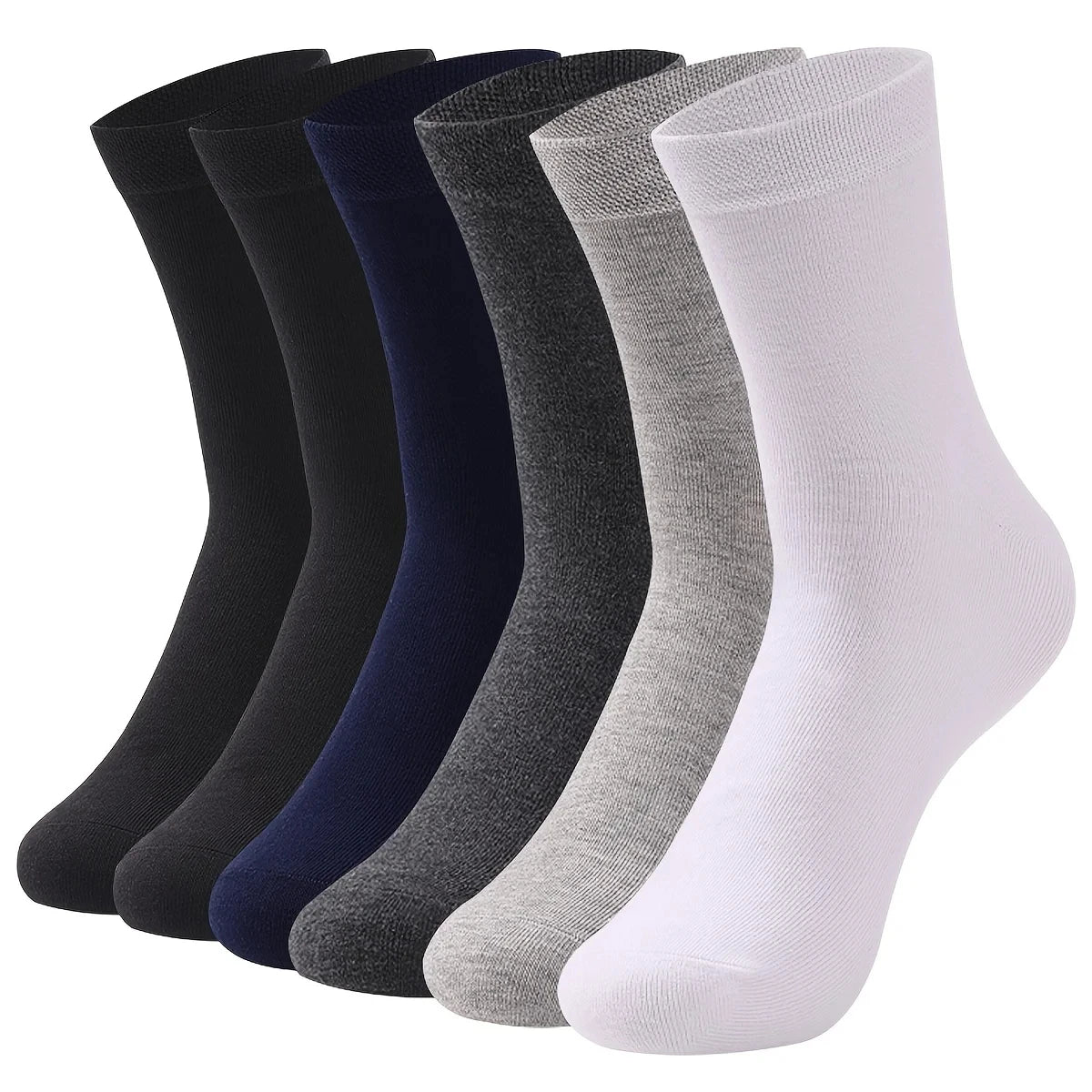5 pairs of breathable cotton sports socks men's bamboo fiber spring, summer and autumn men's socks sweat deodorant business sock