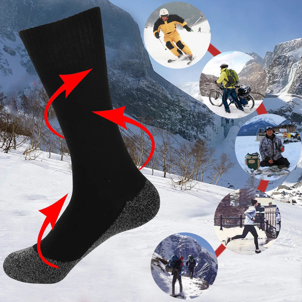 Winter Stocks for Women Men Constant Temperature Thermal Tube Sockings Feet Warmer Keep Warm Outdoor Snowboard Cycling Ski Socks