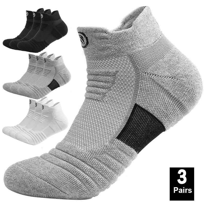 1/3pairs/Lot Men's Socks Compression Stockings Breathable Basketball Sports Cycling running Towel Socks High Elastic Tube Socks