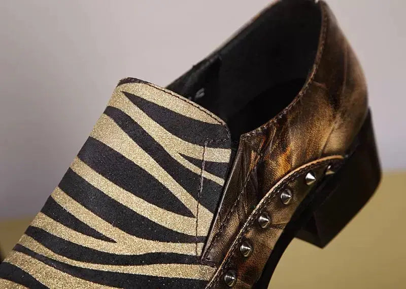 Men's Genuine Leather Oxford Shoes Formal Wedding Dress Shoes Party Club Brogues Flats for Males