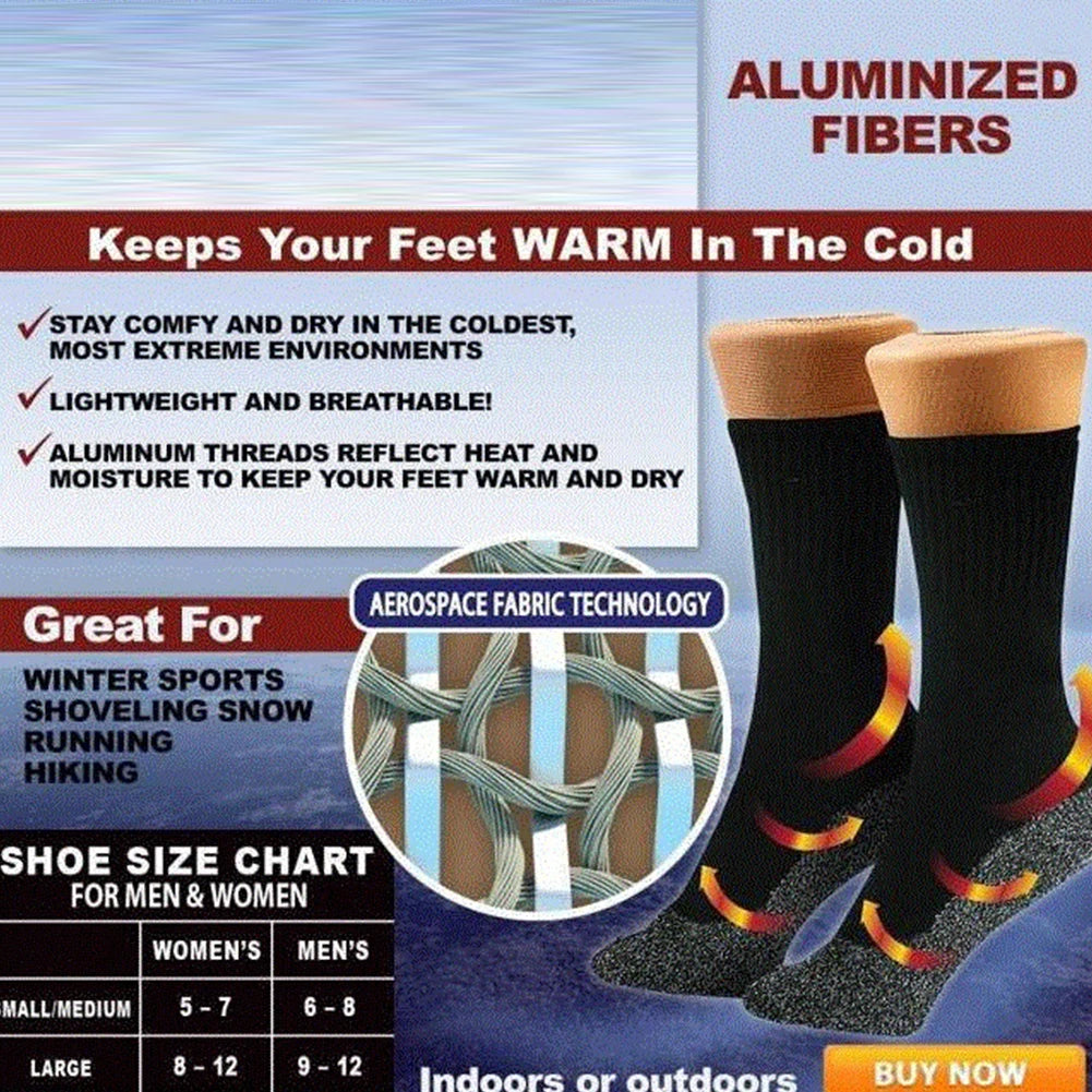 Winter Stocks for Women Men Constant Temperature Thermal Tube Sockings Feet Warmer Keep Warm Outdoor Snowboard Cycling Ski Socks