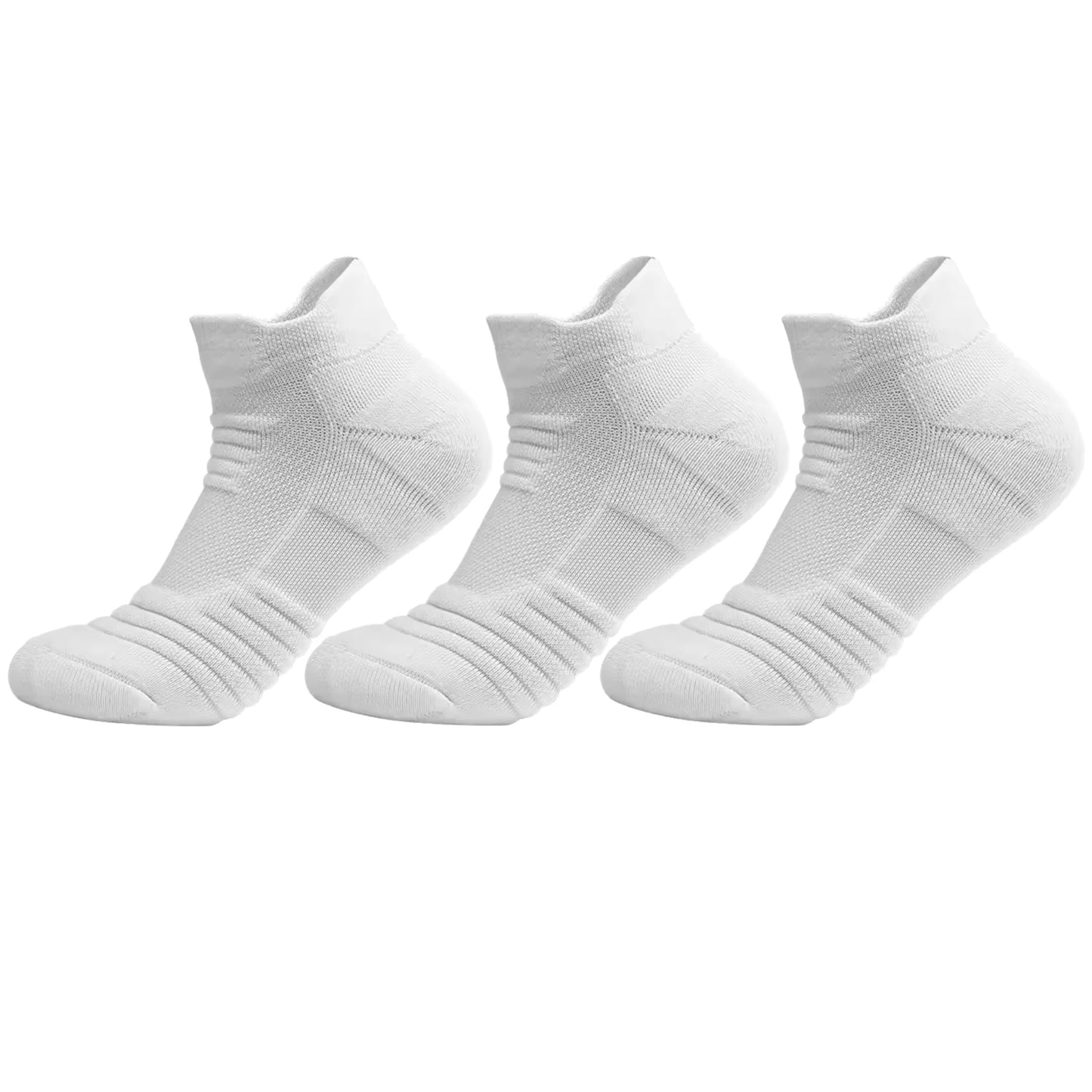 6/12Pairs Breathable Mesh Athletic Terry Socks Cushioned Moisture-managing and Durable Reduces Foot for Running Hiking & Sports