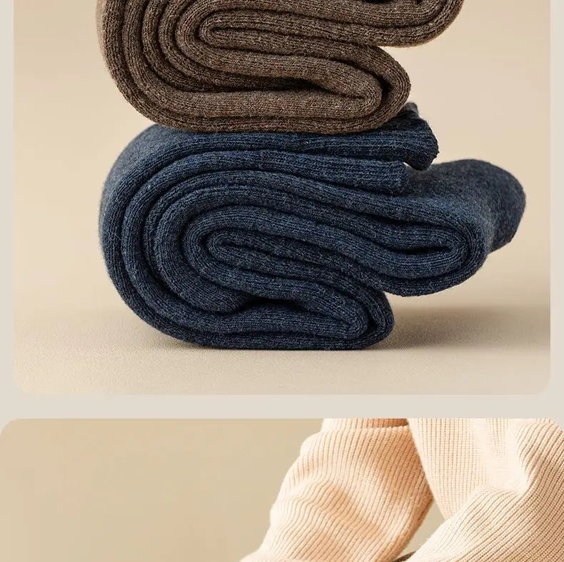 Winter 3Pairs/Lot 95% Pure Cotton Socks Men Business Dress Anti-bacterial Long Socks Soft Breathable Spring Tube Casual Sock