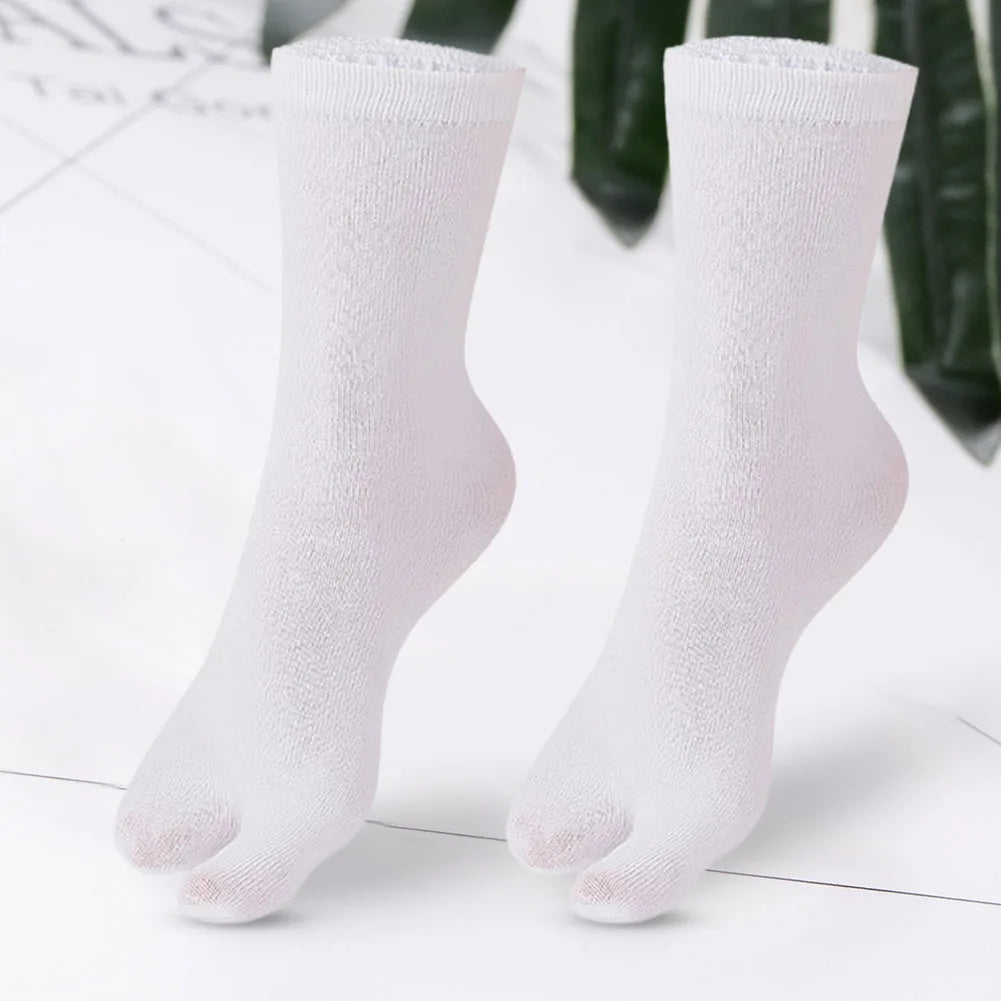 Fashion Japanese Style Tabi Toe Socks for Men Women Summer Fiber Two Finger Socks Kimono Flip Flop Sandal Split Tabi Toe Sock