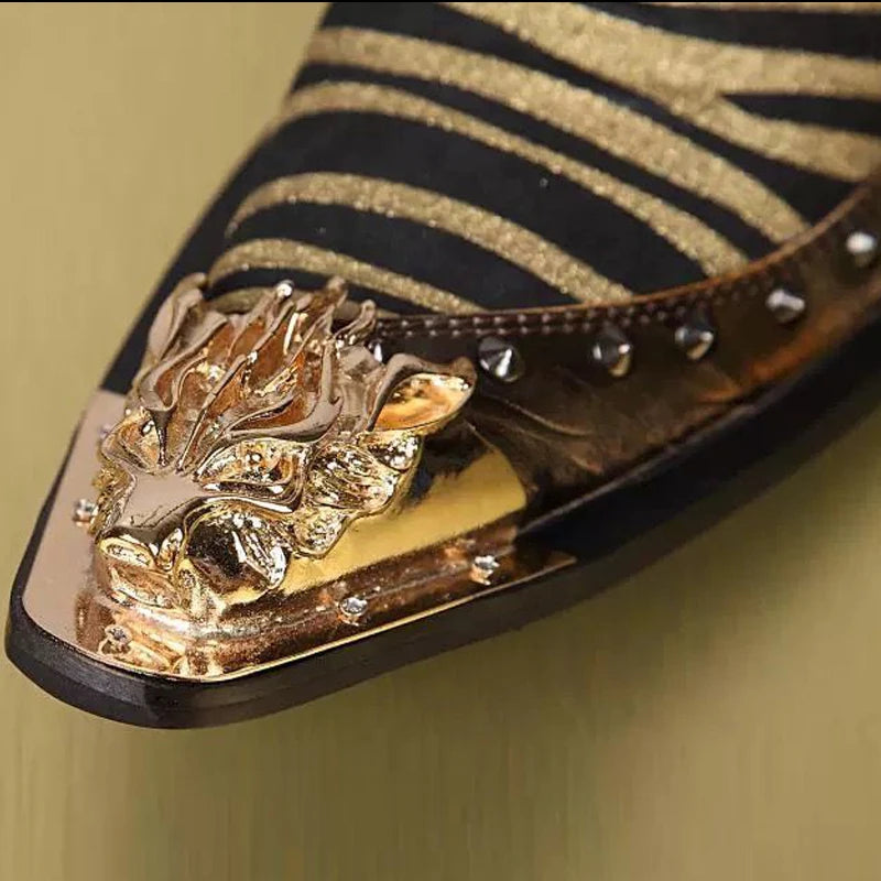 Men's Genuine Leather Oxford Shoes Formal Wedding Dress Shoes Party Club Brogues Flats for Males