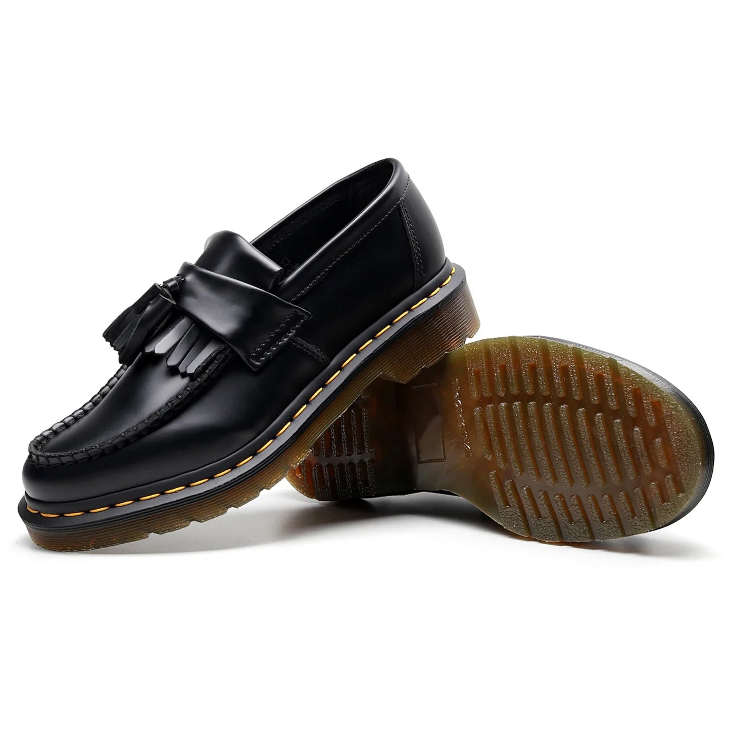 Four-season Men's Flat Low-top Large-sized Shallow-mouth Form-fitting Business-style Fashionable Lace-up Leather Formal Shoes