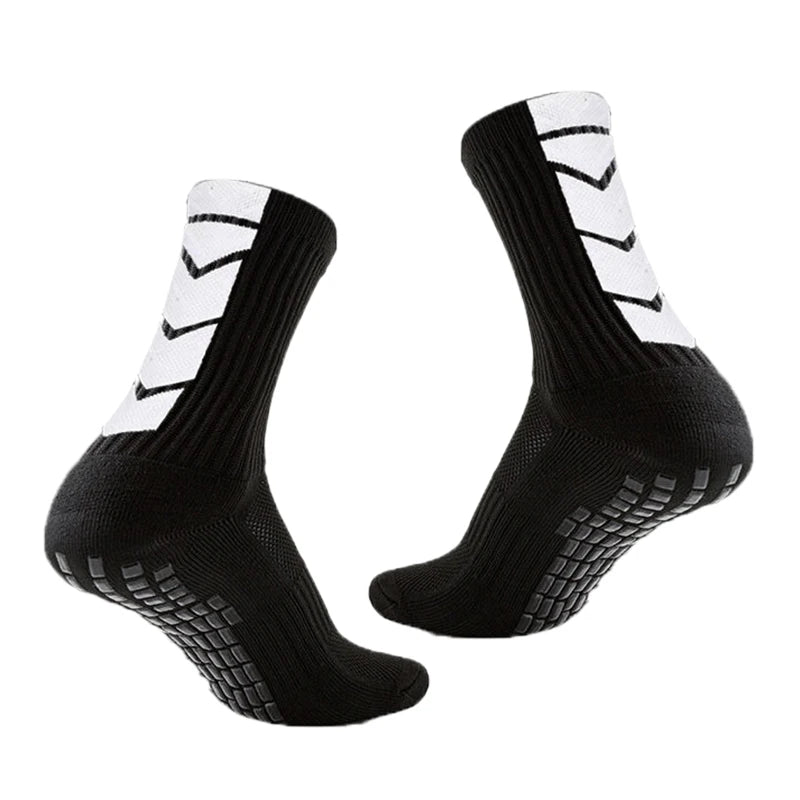 4Pair Shockproof Non-Slip Grip Socks for Men Women Football Basketball Baseball Rugby Soccer Cycling Running Hiking Tennis